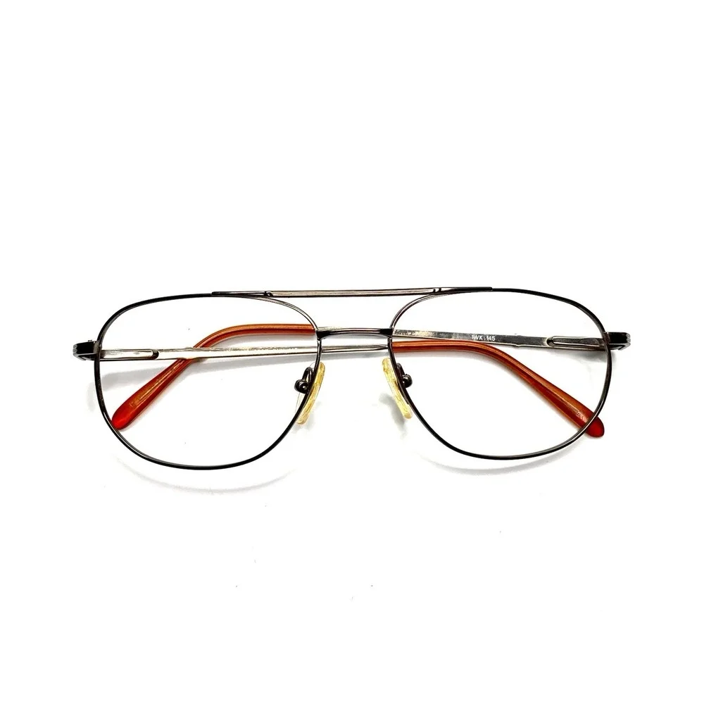 Chesterfield Gunmetal Silver Aviator Glasses 352T 1WK 57 18 145